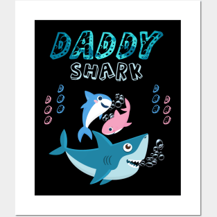 Daddy Shark Posters and Art